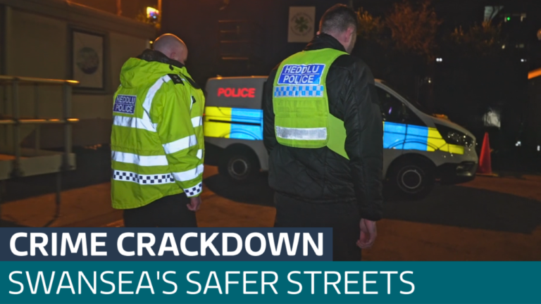 La lucha contra el crimen reduce drásticamente el robo de tiendas y el comportamiento antisocial en Swansea: lo último de ITV News